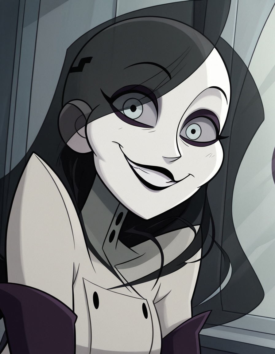 villanospenumbra,  translucent hair,  long hair on Tensor.Art