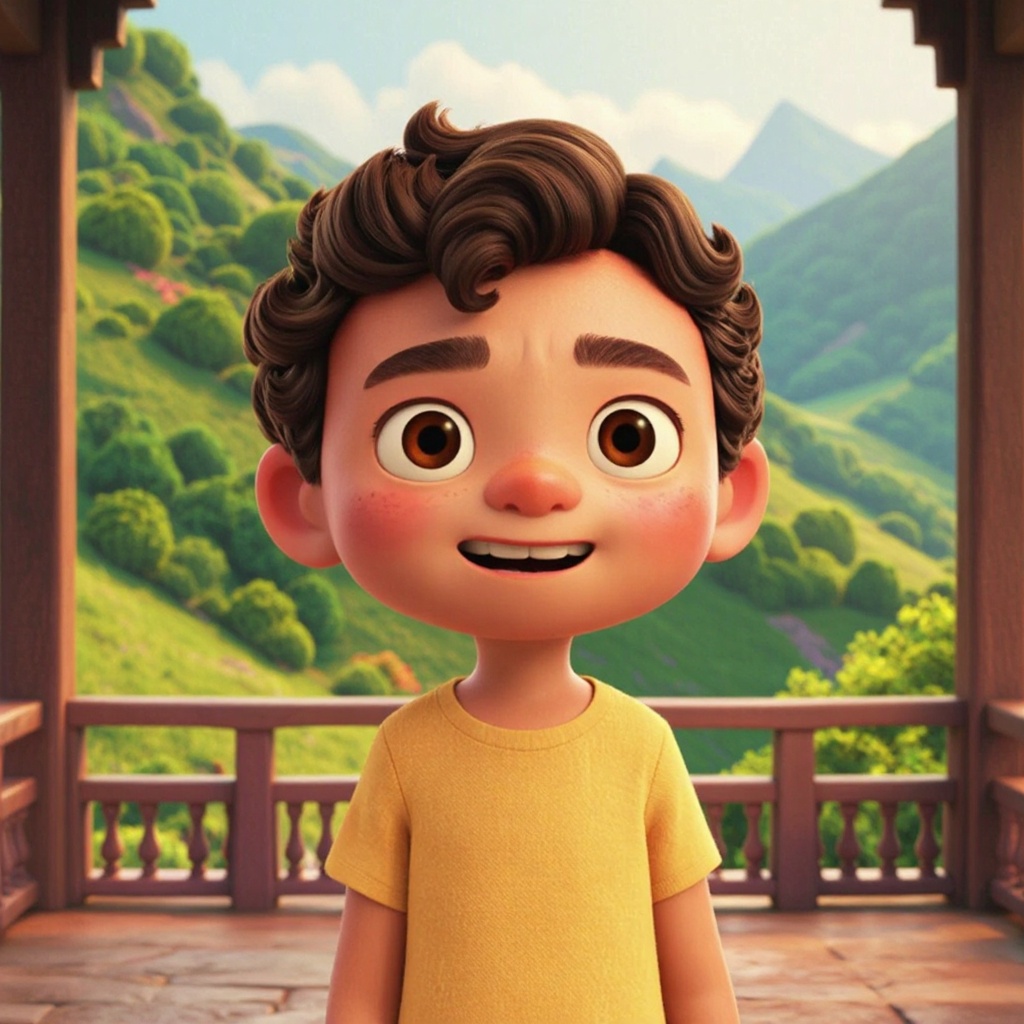 Pixar-style 3D illustration of TrungNhi on Tensor.Art