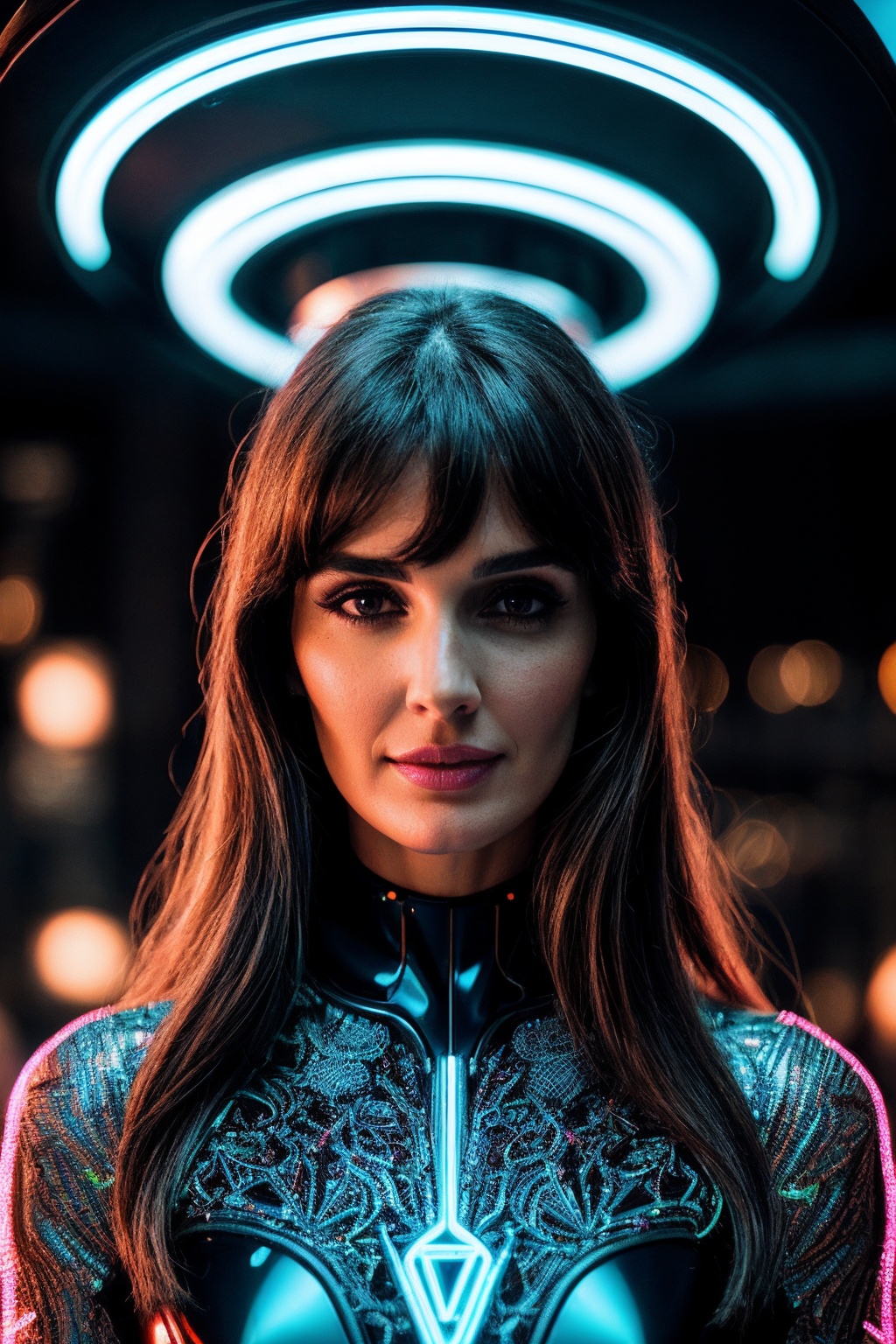 PazV_SoloTI_v1,  (In a sleek suit of metallic silver and electric blue,  adorned with circuit-like patterns and glowing ac...