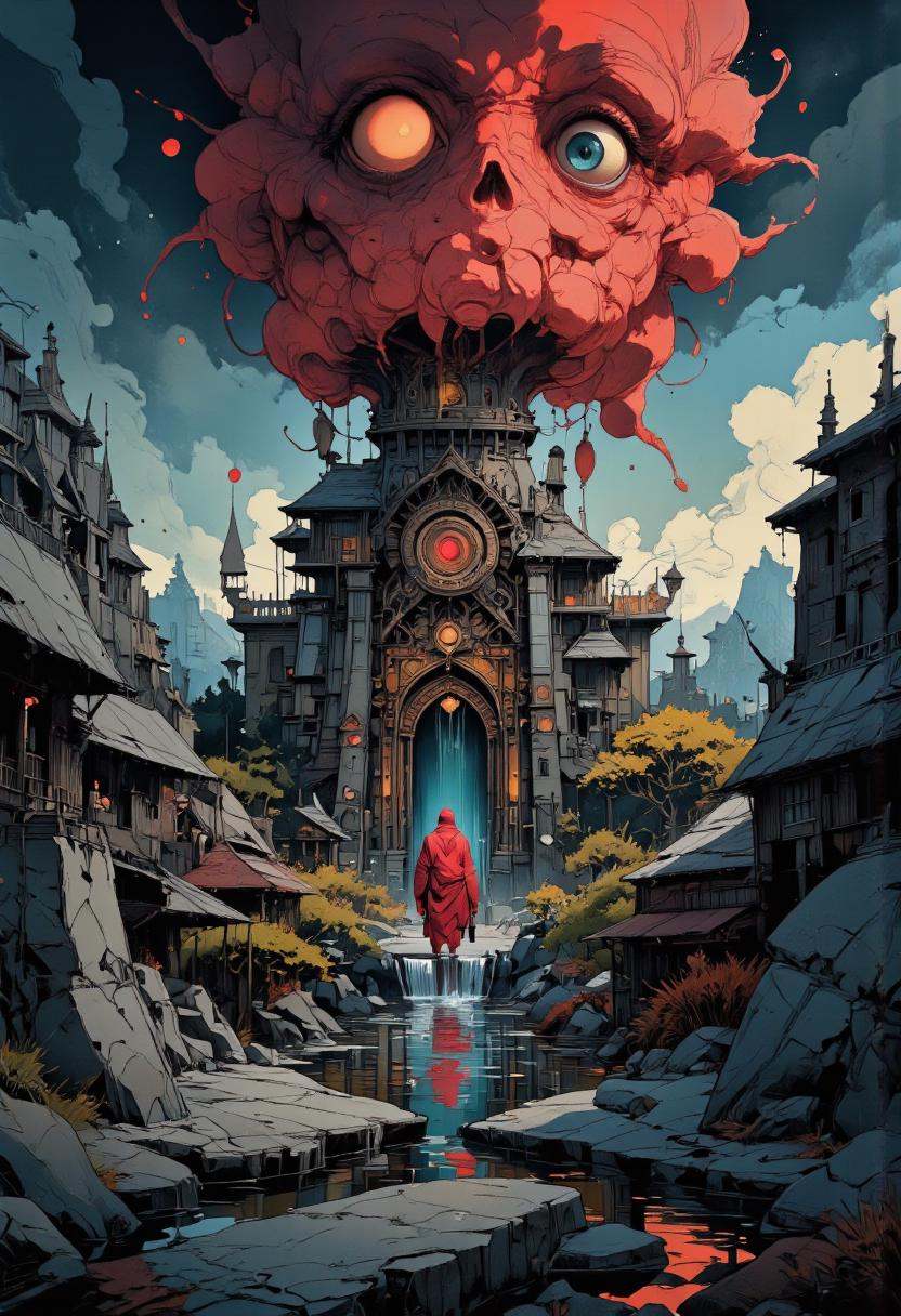 .Art by ,  surrealist landscape. on Tensor.Art