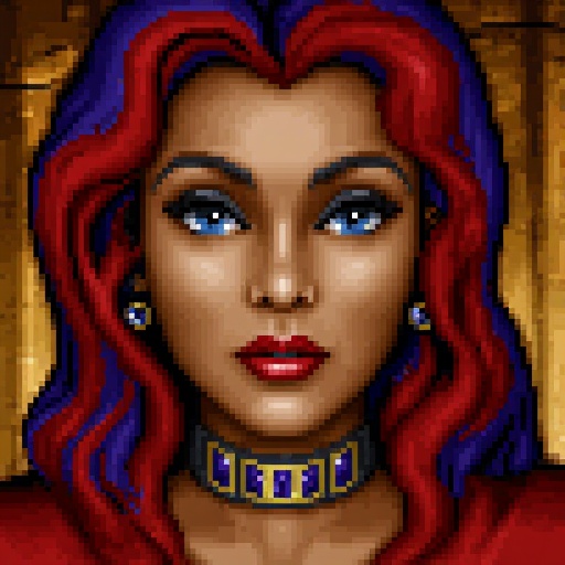 Fanart HoMM2 style portrait of a sorceress. on Tensor.Art