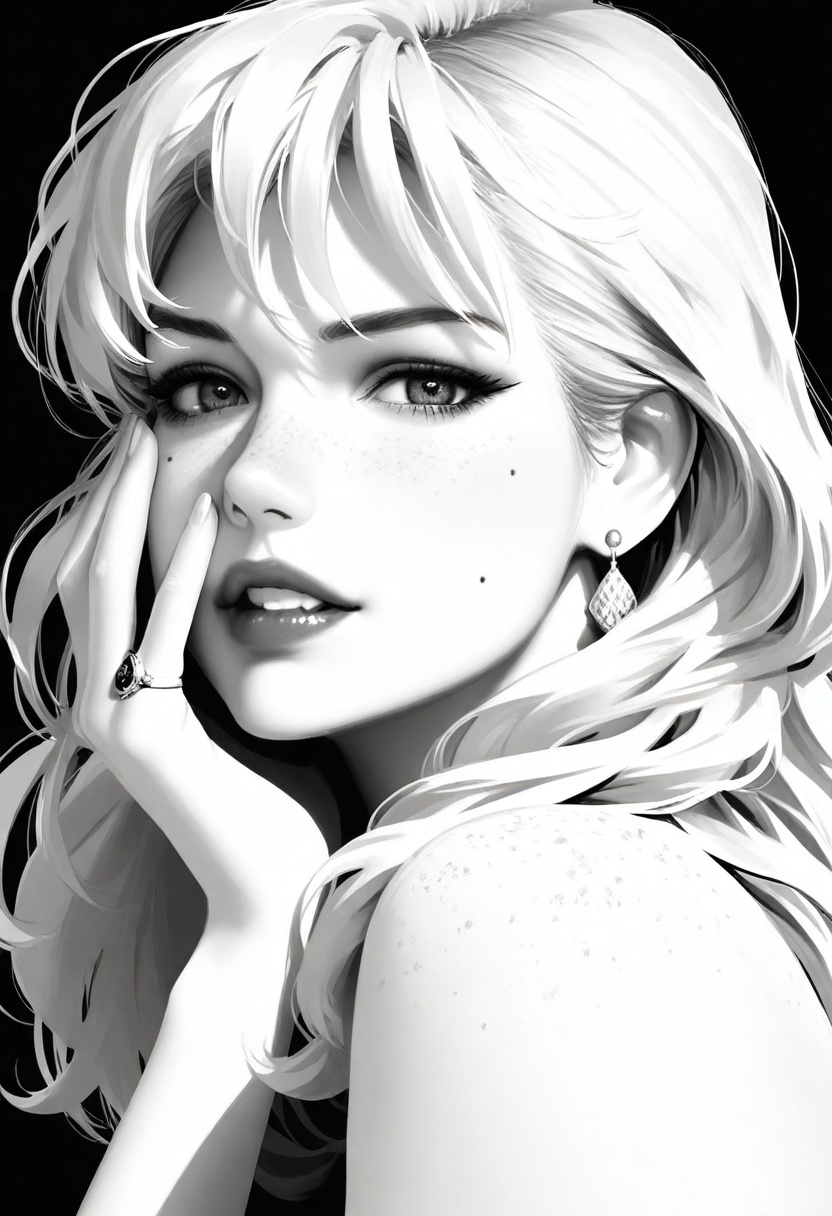 kate upton,  solo,  long hair on Tensor.Art
