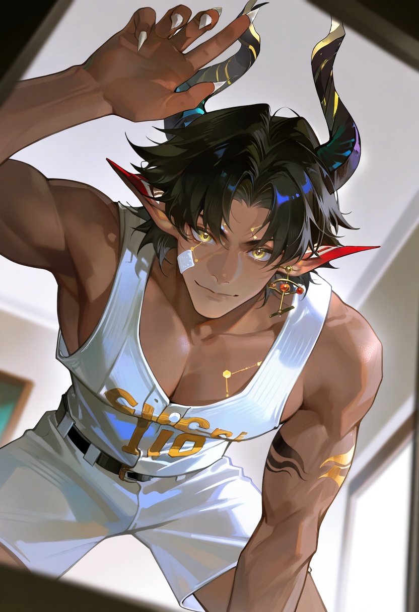 1boy,  solo,  male focus on Tensor.Art