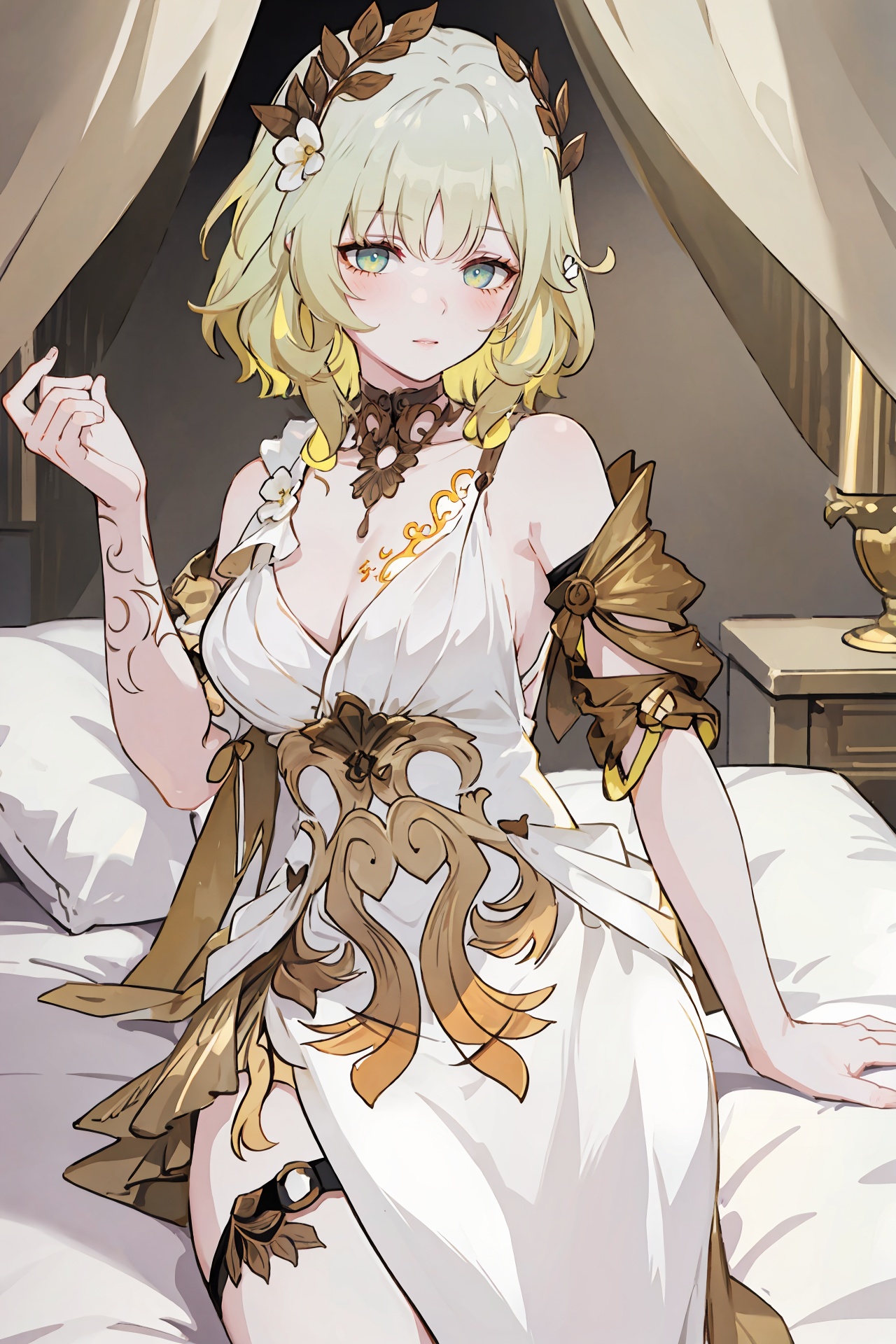 1girl,  solo,  aglaea \(honkai: star rail\) on Tensor.Art