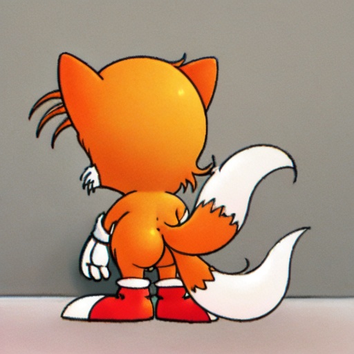 Classic Tails,  butt,  cute on Tensor.Art