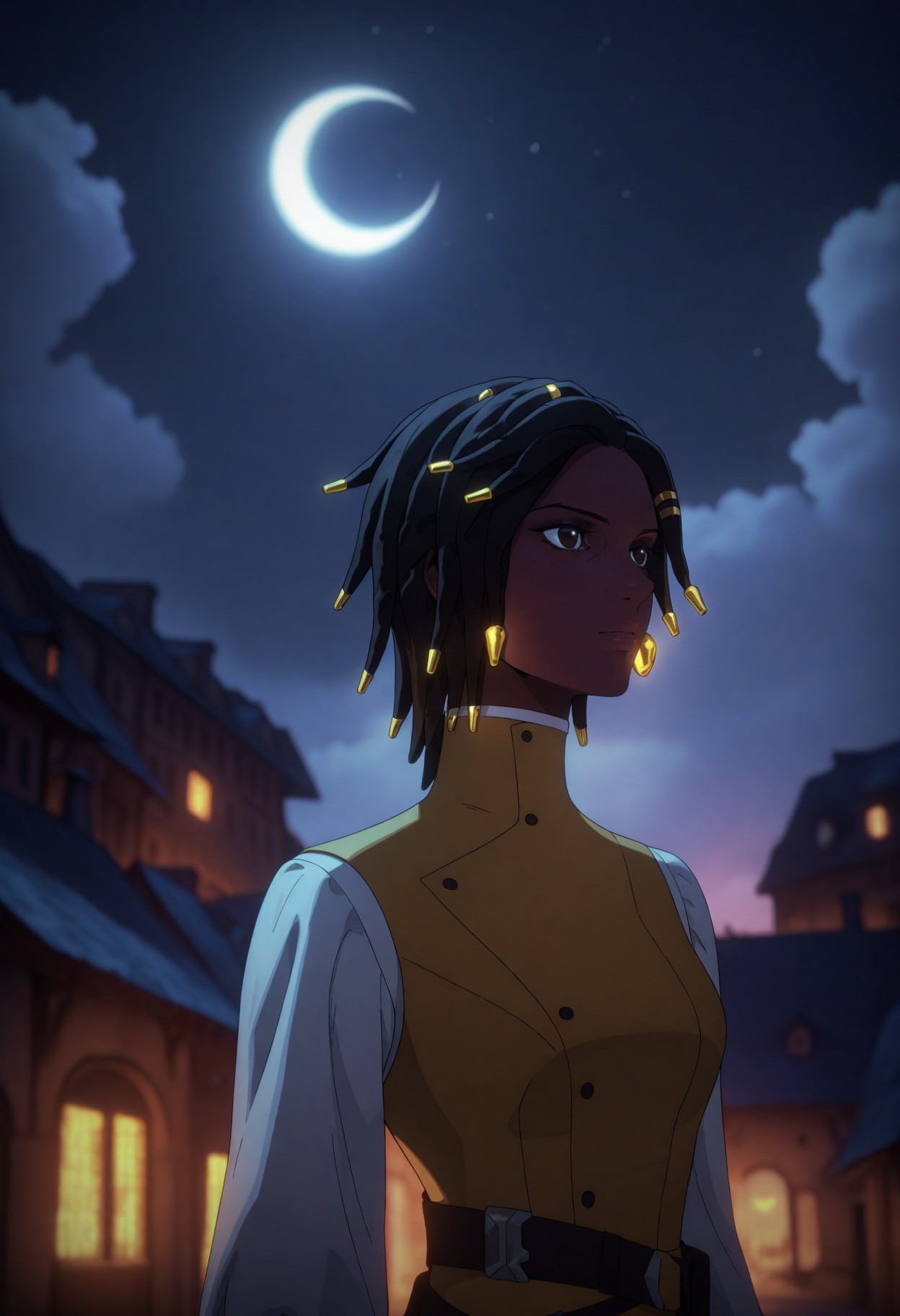 n0cturn3,  moon,  night on Tensor.Art