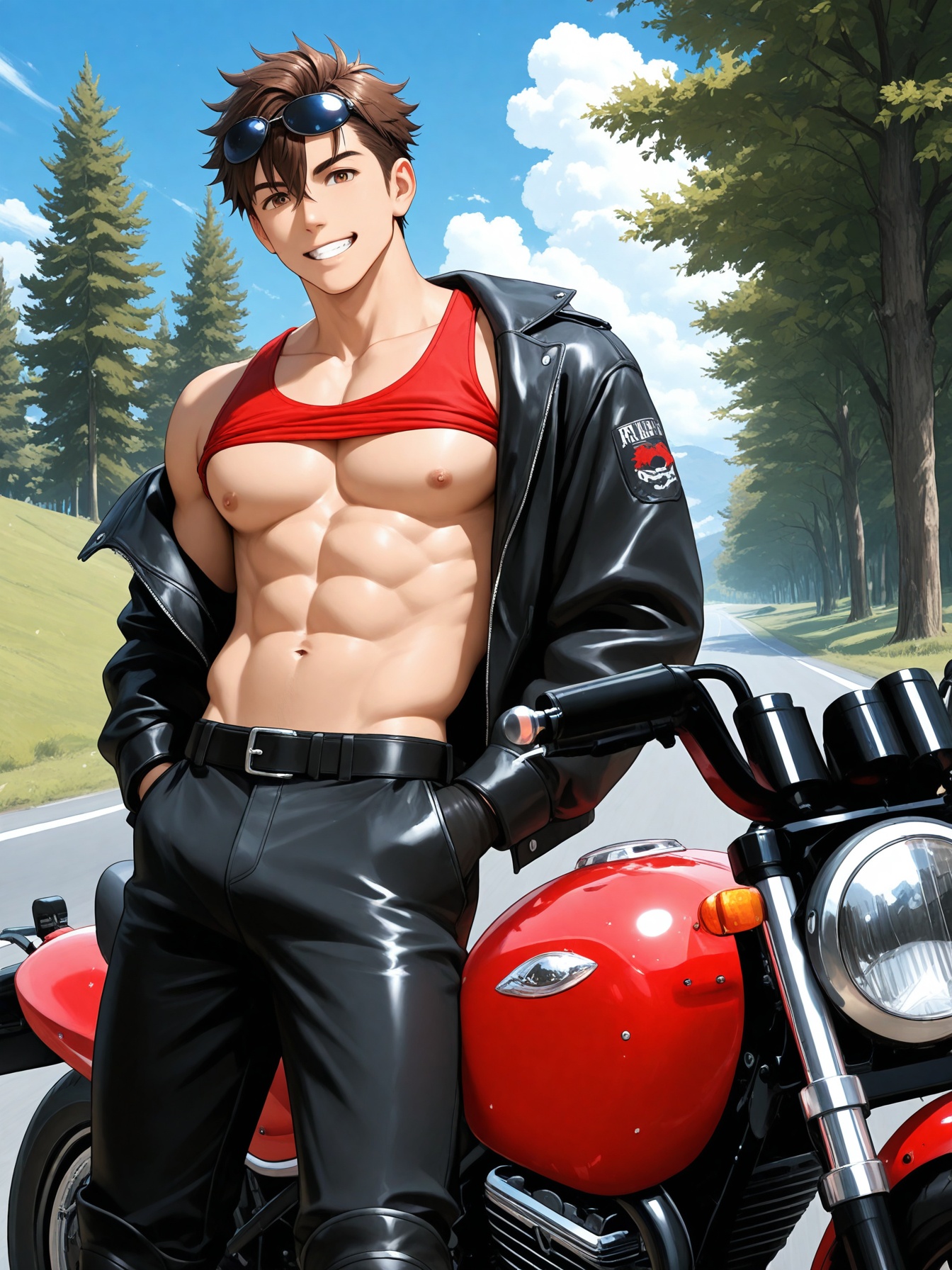 masterpiece,  best quality,  male focus on Tensor.Art