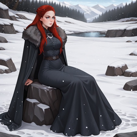 masterpiece,  best quality,  SansaStark on Tensor.Art
