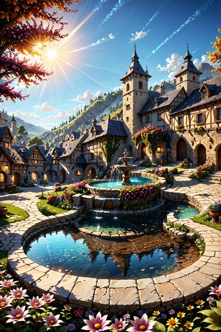 the most beautiful landscape,  fantasy,  ((very detailed)) on Tensor.Art