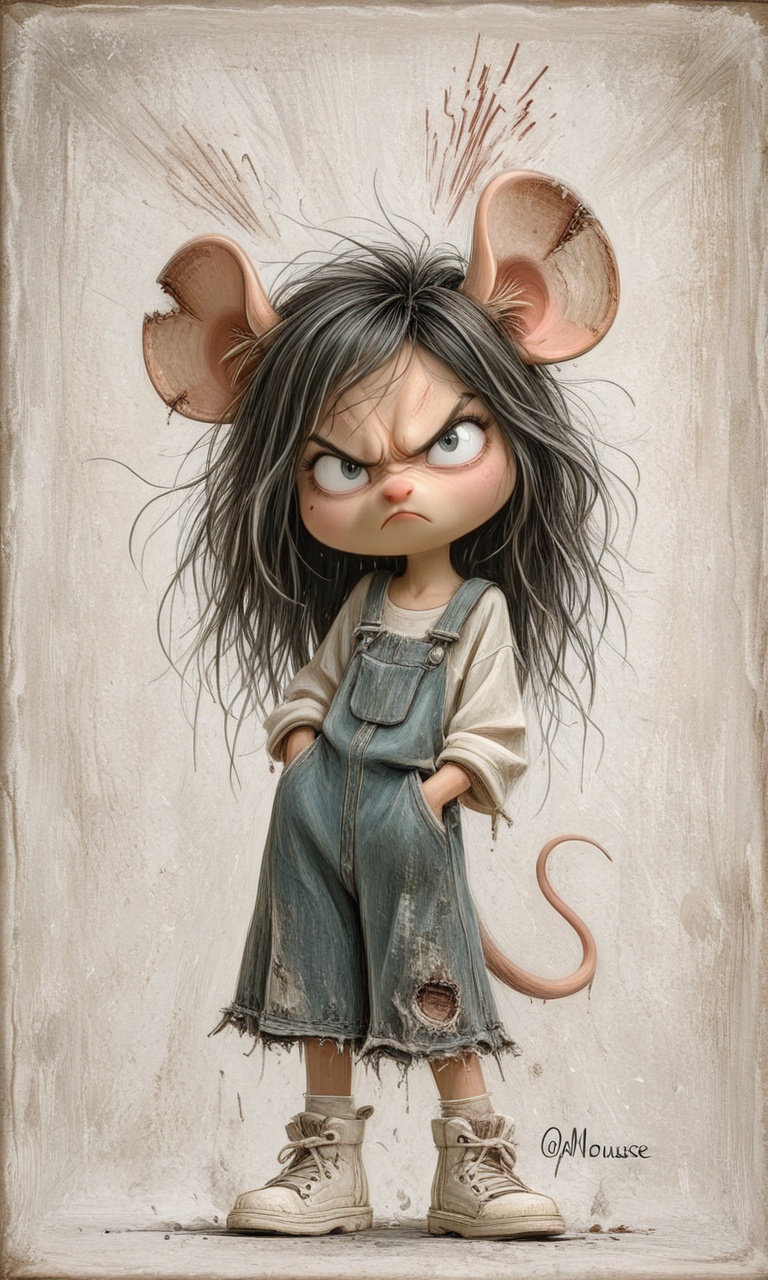 angry mouse on Tensor.Art