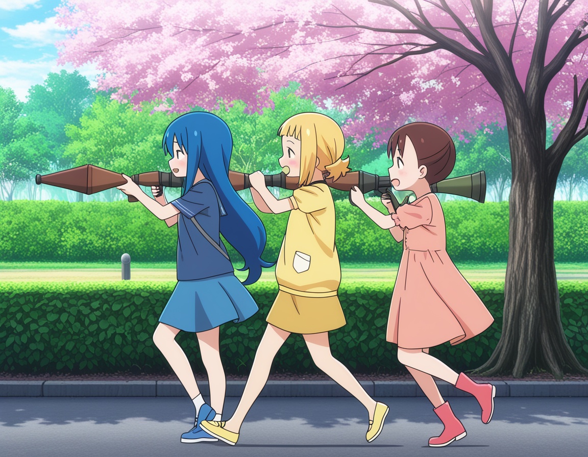 c0l0rs,  3girls,  aoyama kotoha on Tensor.Art