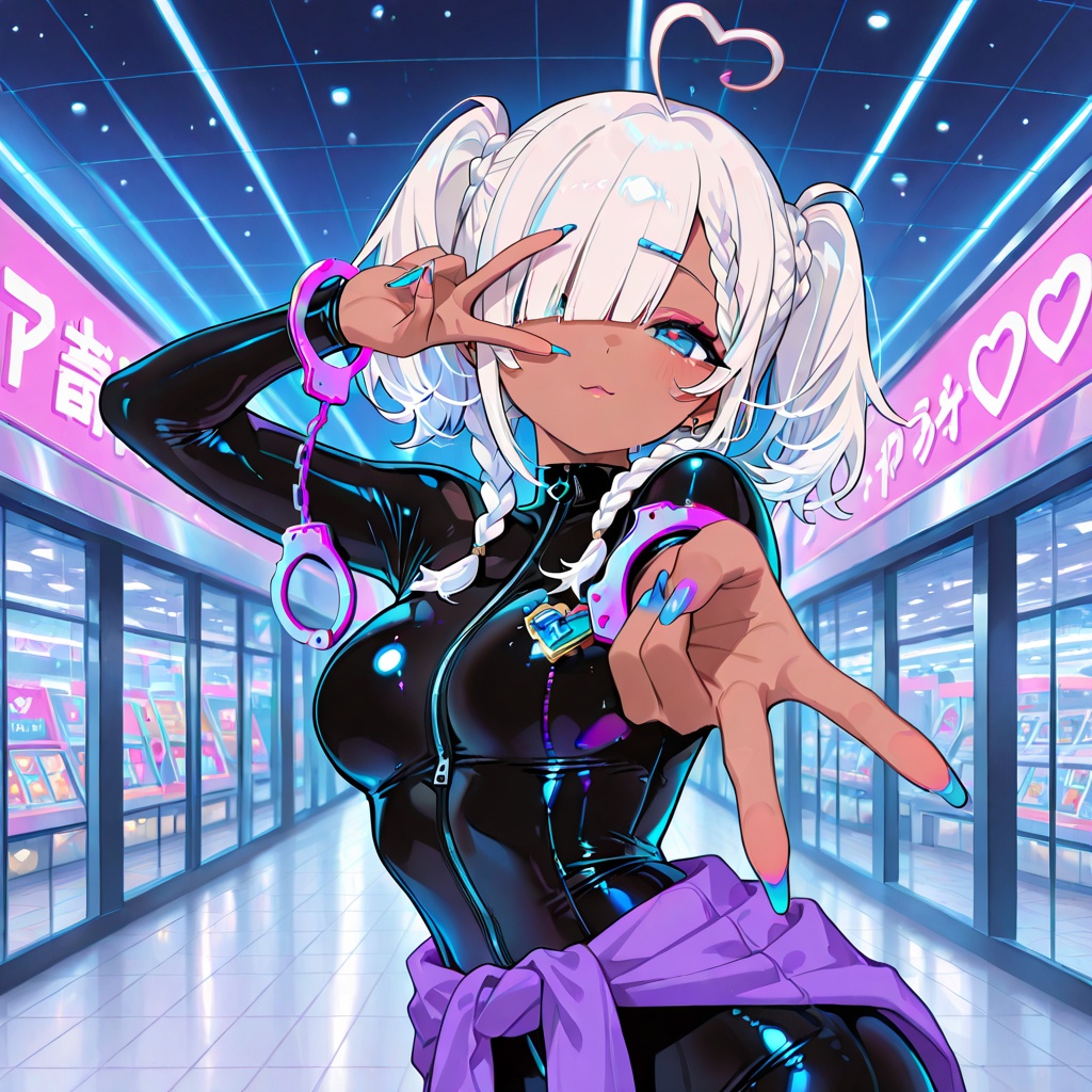 yufa,  1girl,  dark skin on Tensor.Art