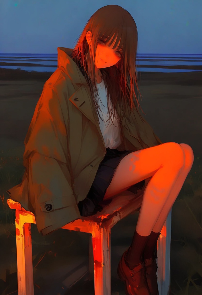 1girl,  solo,  skirt on Tensor.Art