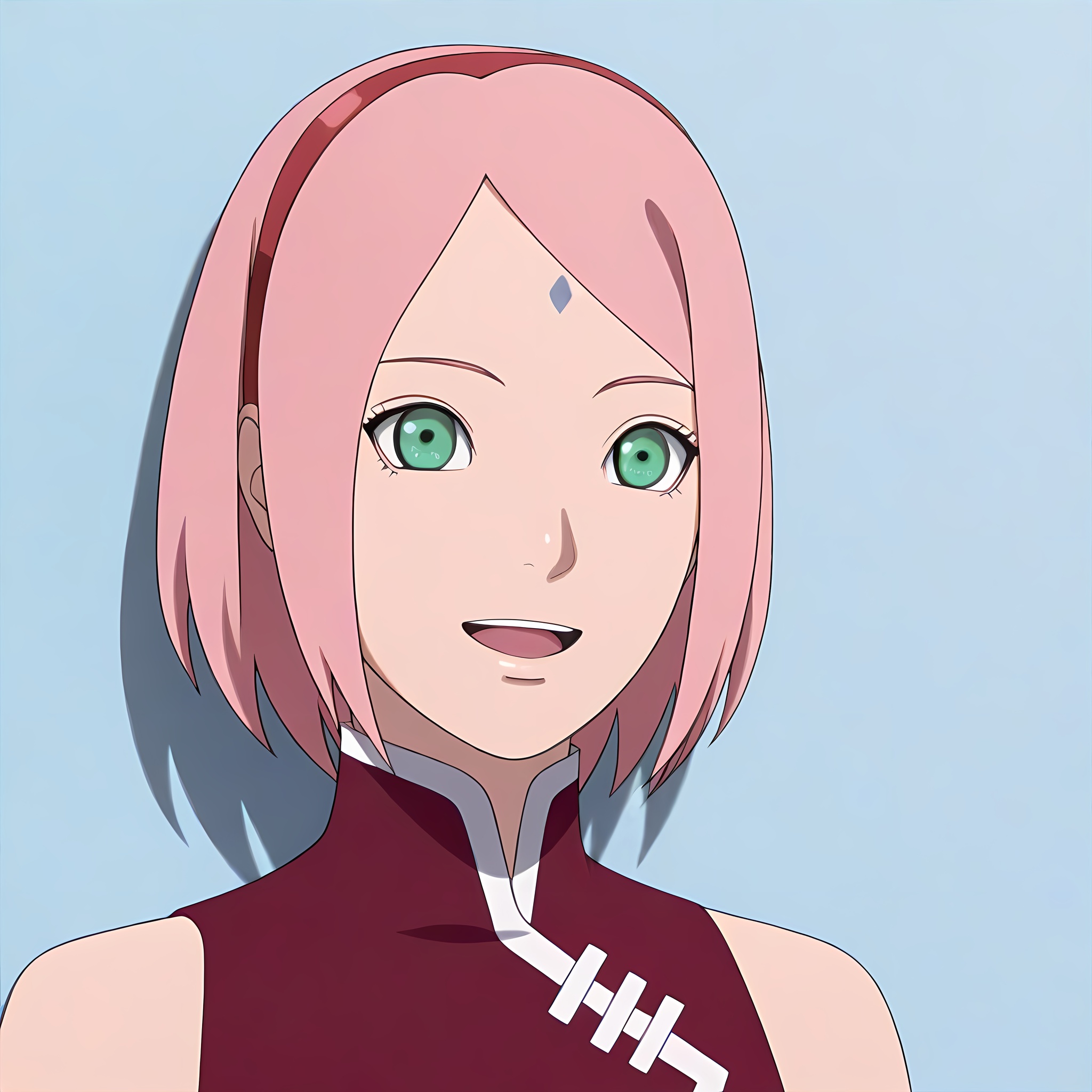 uchiha_sakura,  1girl,  pink hair on Tensor.Art