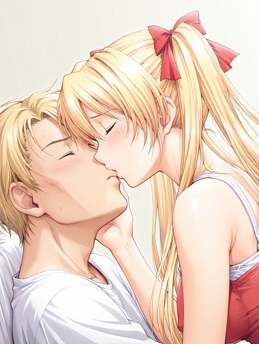 akehime saki,  twintails,  blonde hair on Tensor.Art