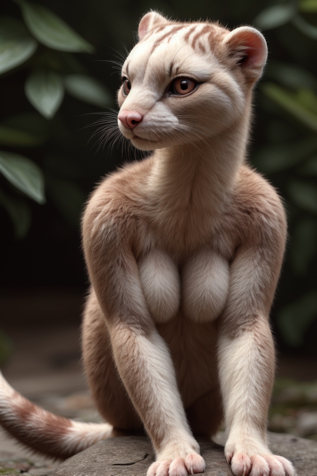 female,  stoat,  (realistic) on Tensor.Art