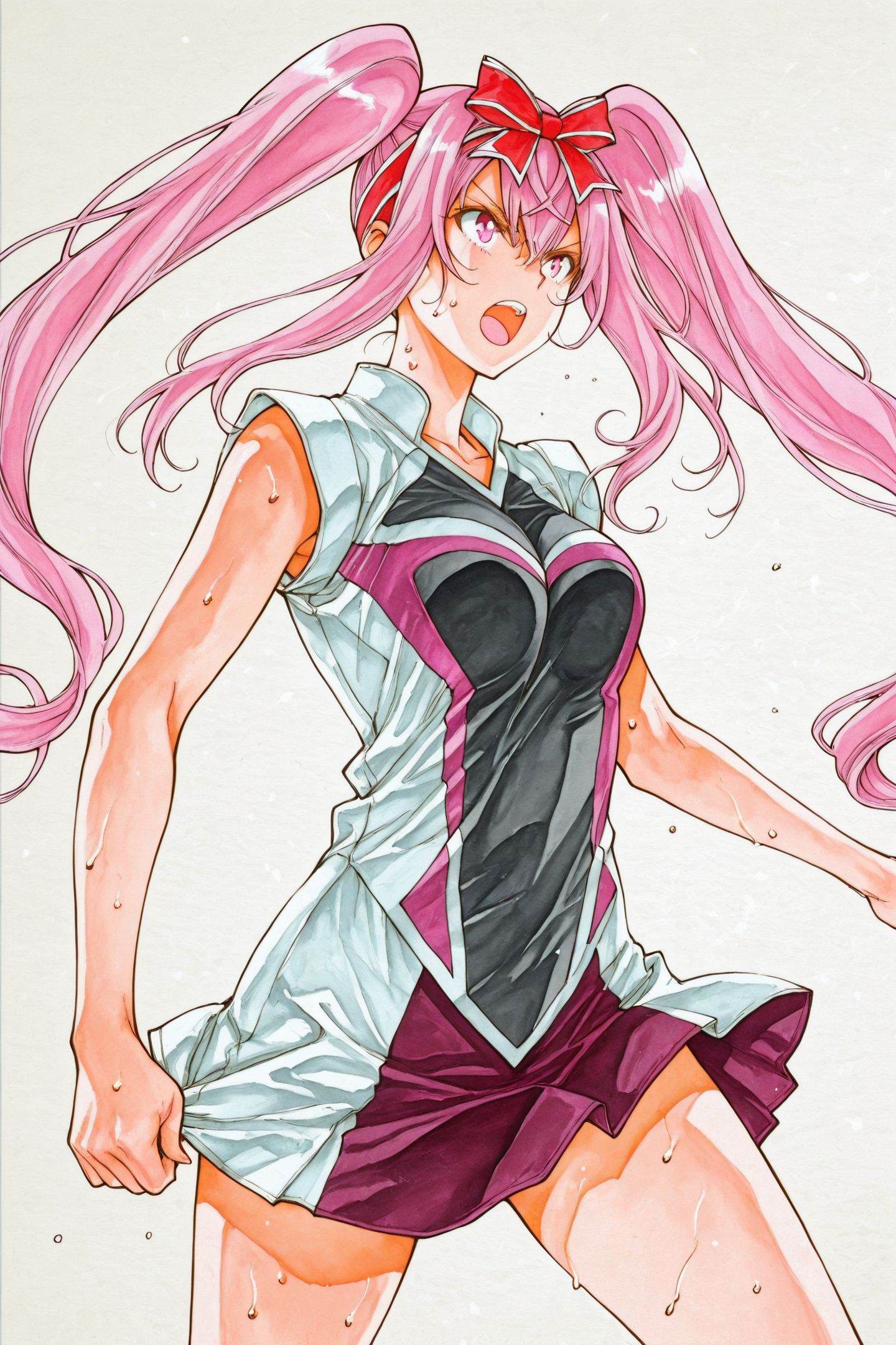 Kohsuke Hamada Style,  traditional media,  Serigaya Kaoruko on Tensor.Art