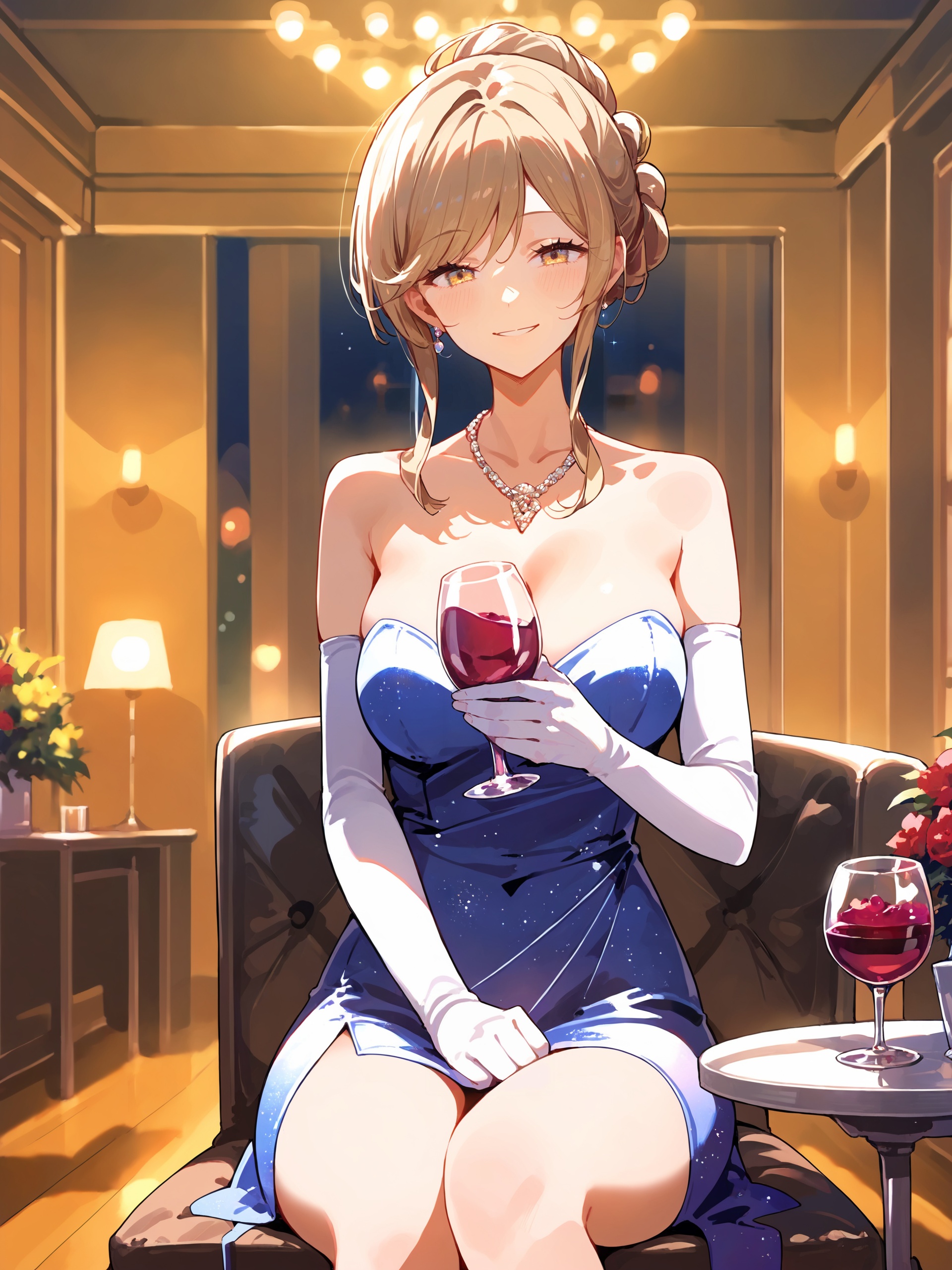 1girl,  sena ajisai,  hair up on Tensor.Art