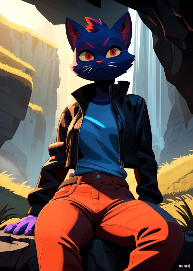uploaded on e621,  [::0.1],  solo (((mae borowski) on Tensor.Art