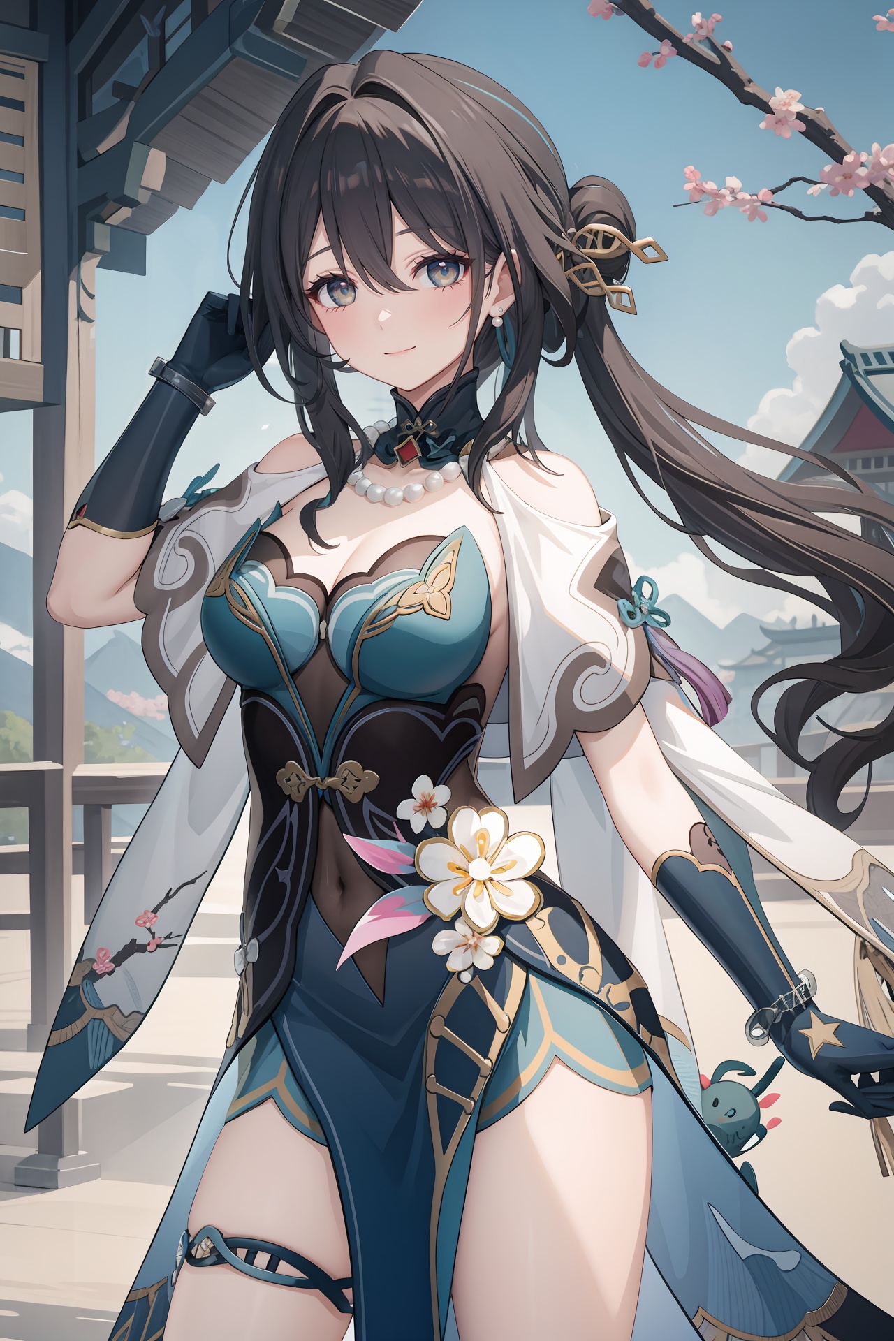 1girl,  ruan mei \(honkai: star rail\),  solo on Tensor.Art