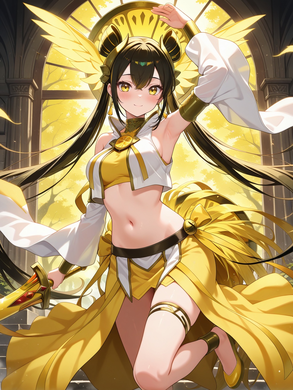 ohime the manifested mikanko,  solo,  1girl on Tensor.Art
