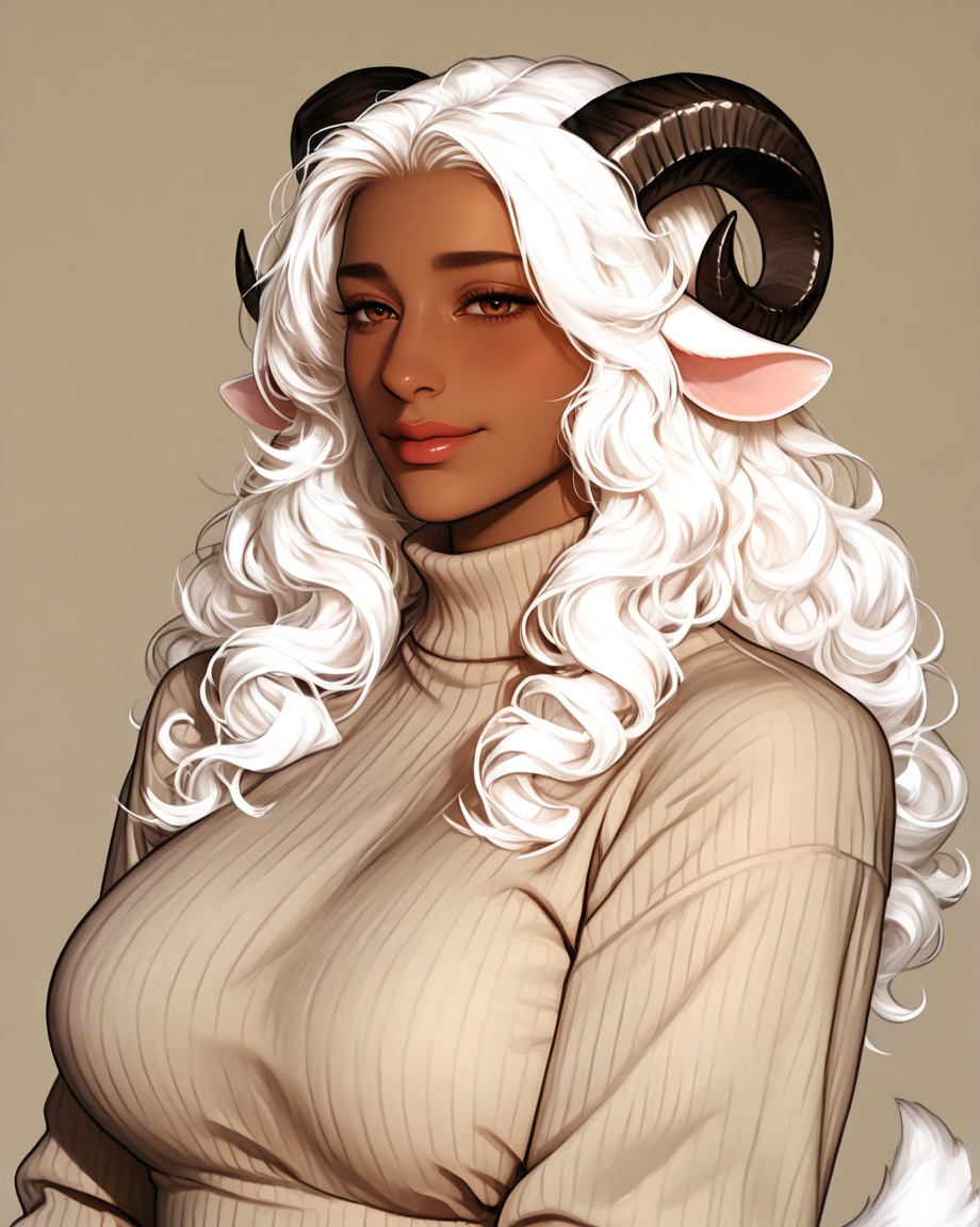 female focus,  solo,  mature on Tensor.Art