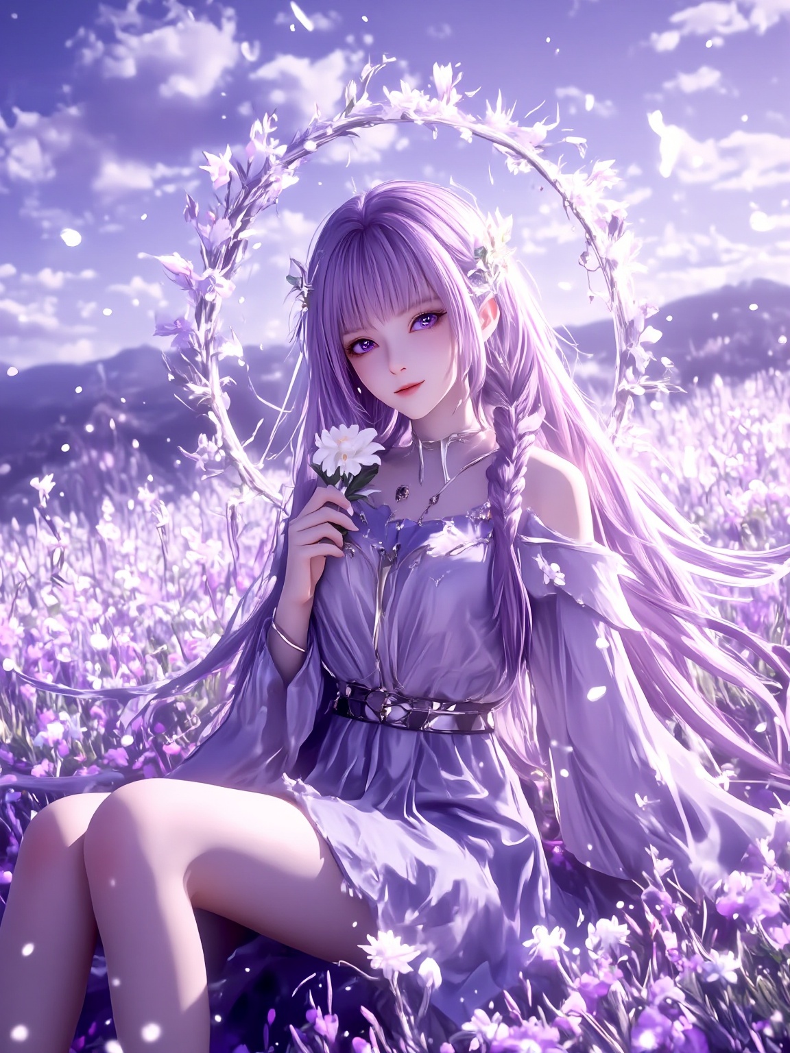 1girl,  solo,  long hair on Tensor.Art