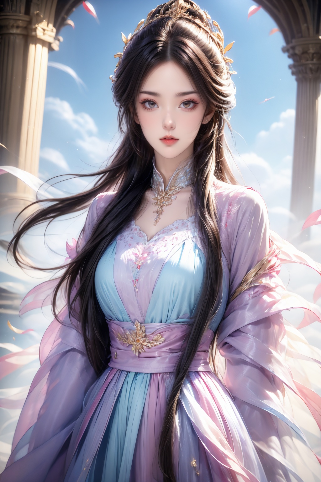 1girl,  solo,  upper body by 天TIN on Tensor.Art