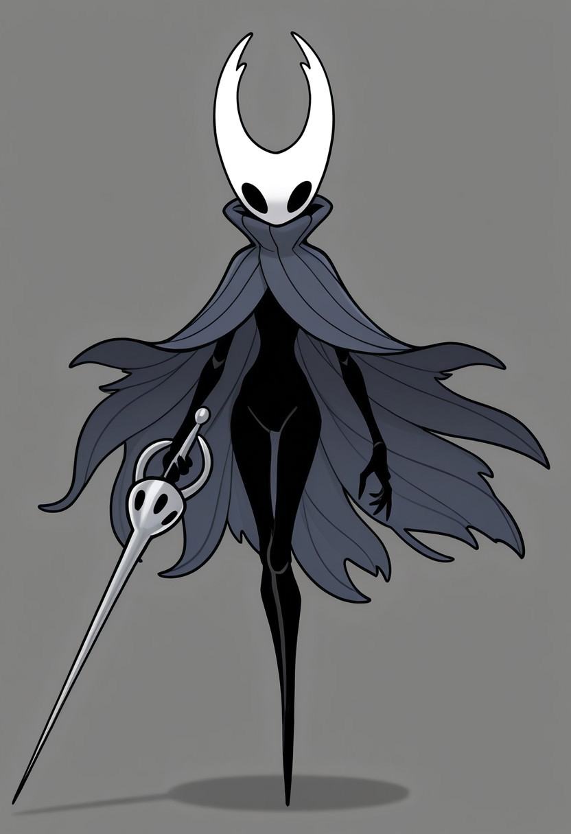 grey background,  solo,  1other on Tensor.Art