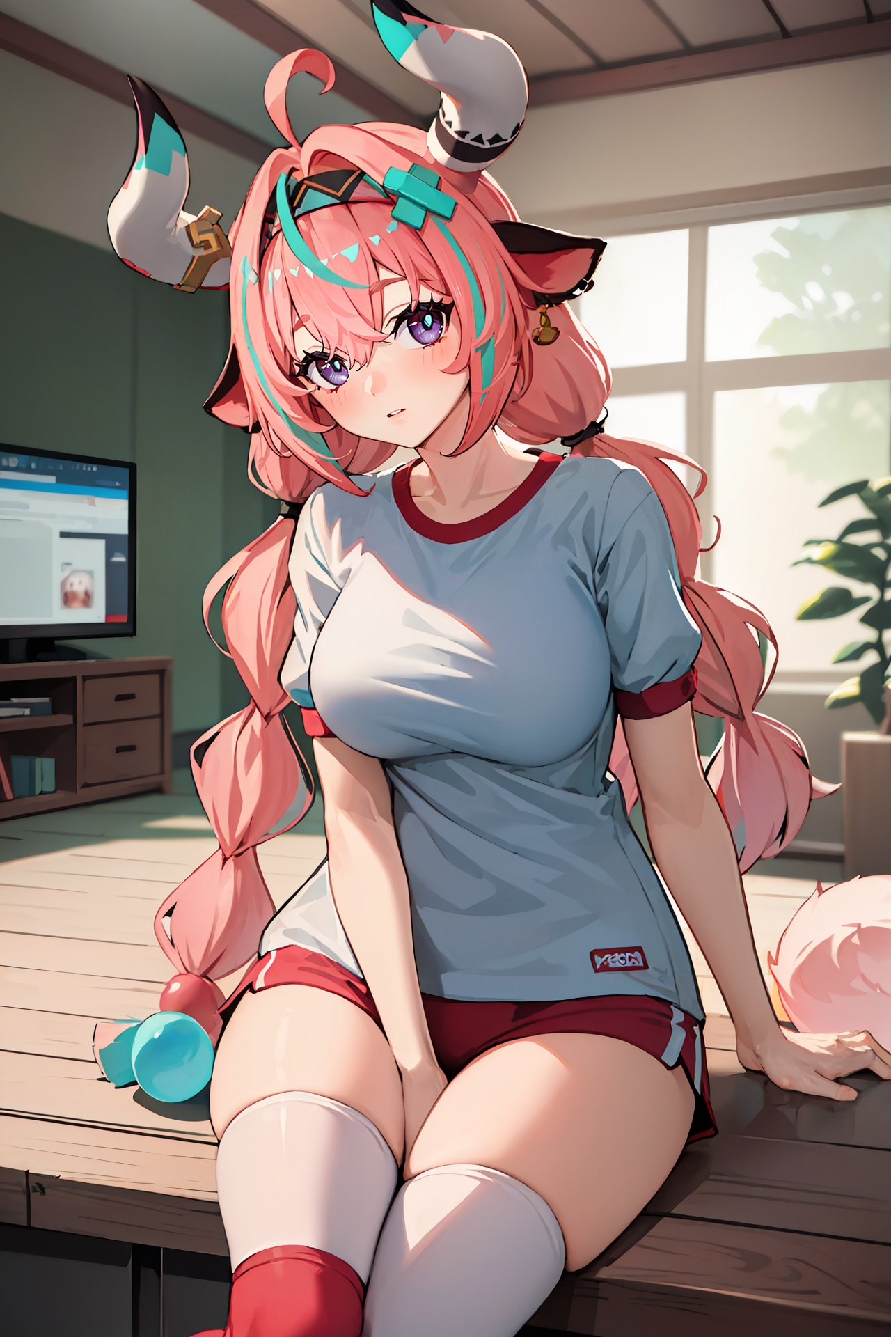 1girl,  solo,  varesa \(genshin impact\) on Tensor.Art