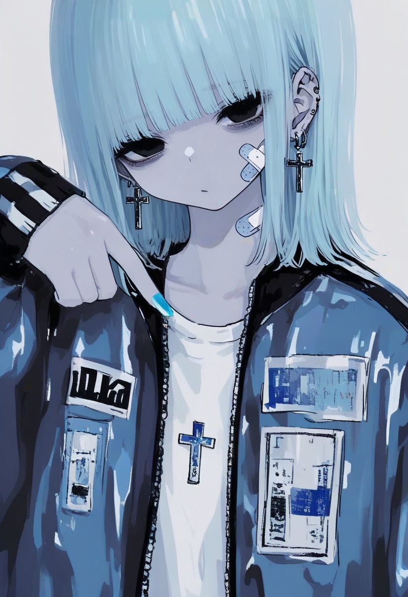 1girl,  solo,  jewelry on Tensor.Art