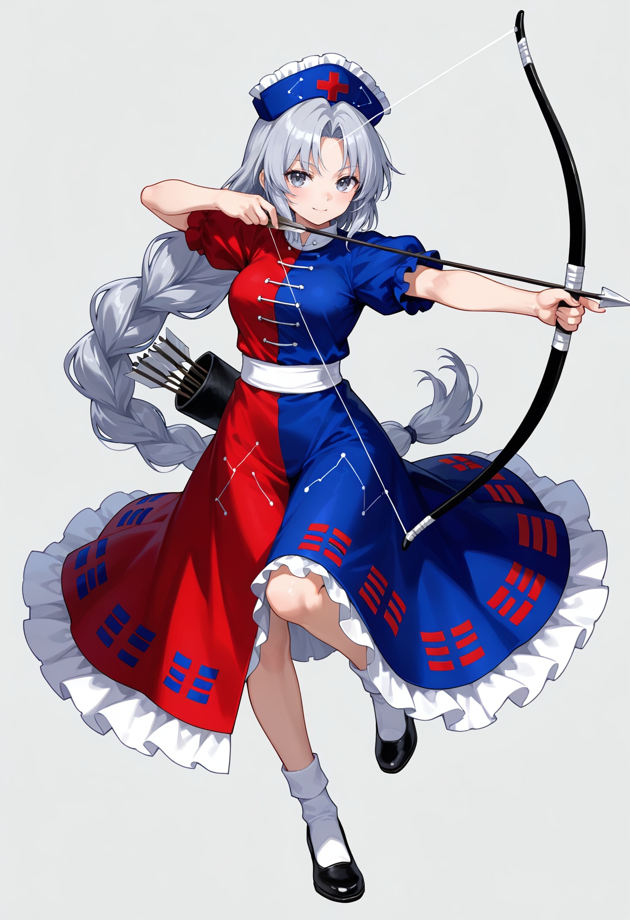 1girl,  yagokoro eirin,  touhou on Tensor.Art
