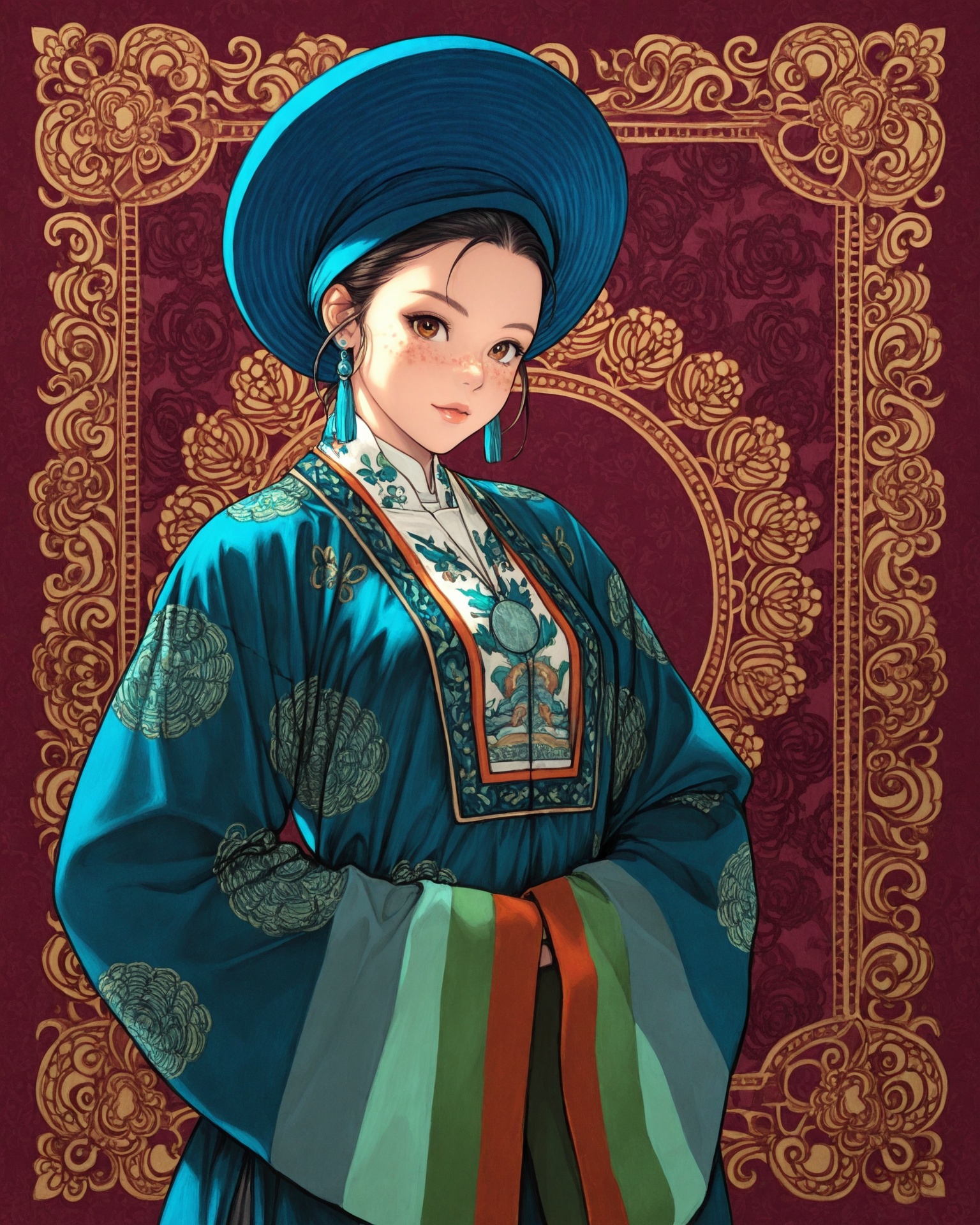 1girl,  nhatbinh,  nhatbinh clothing on Tensor.Art