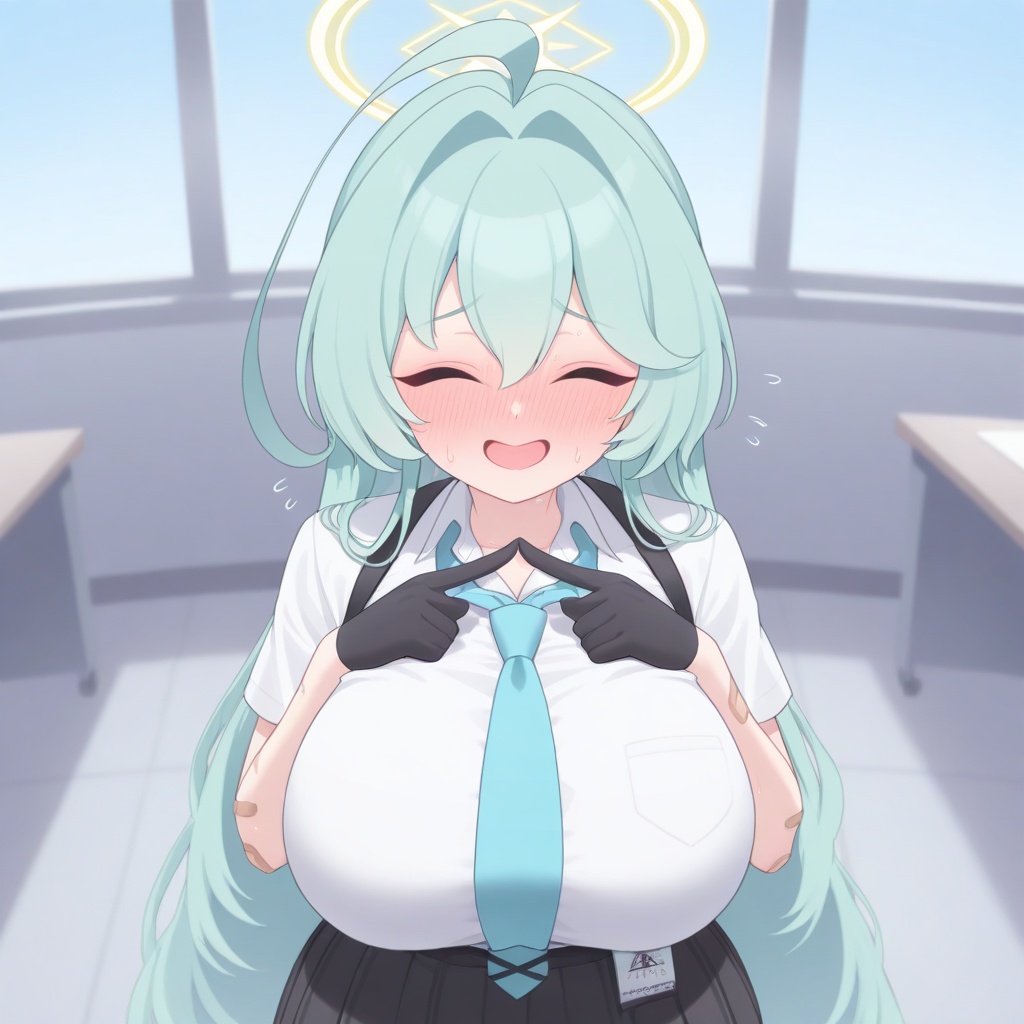 1girl,  solo,  huge breasts on Tensor.Art