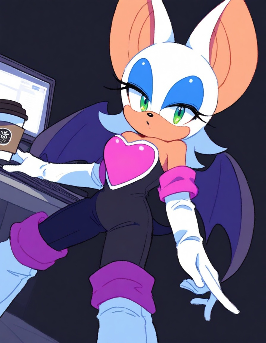 rouge,  animal ears,  bat ears on Tensor.Art
