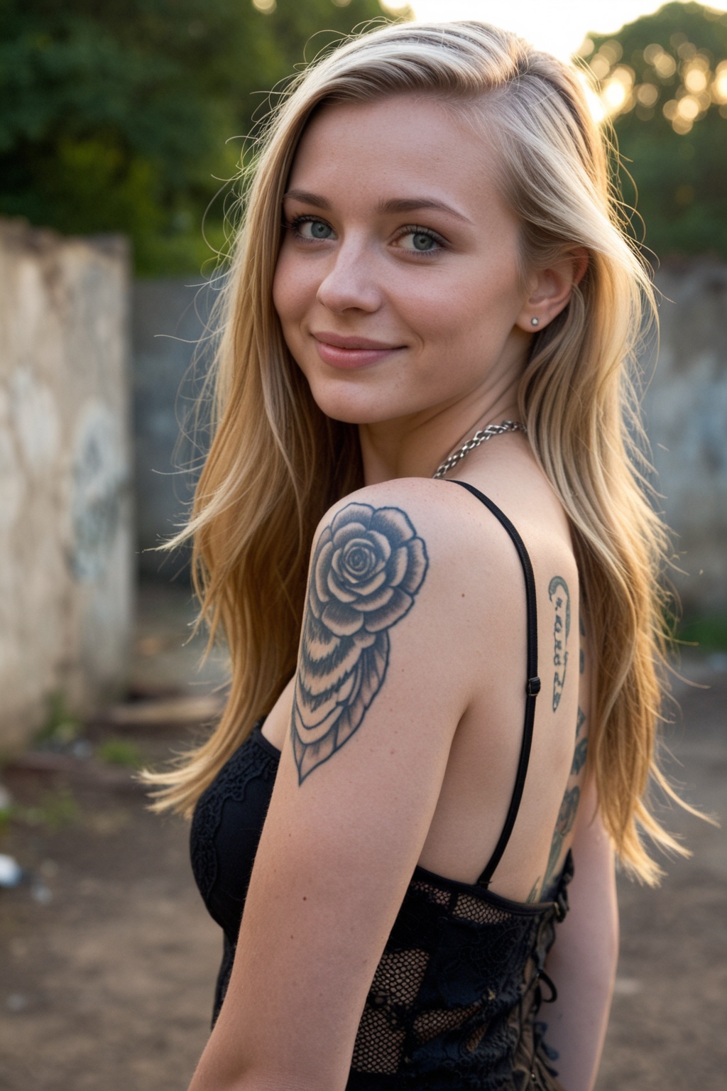 1girl,  solo,  blonde hair on Tensor.Art