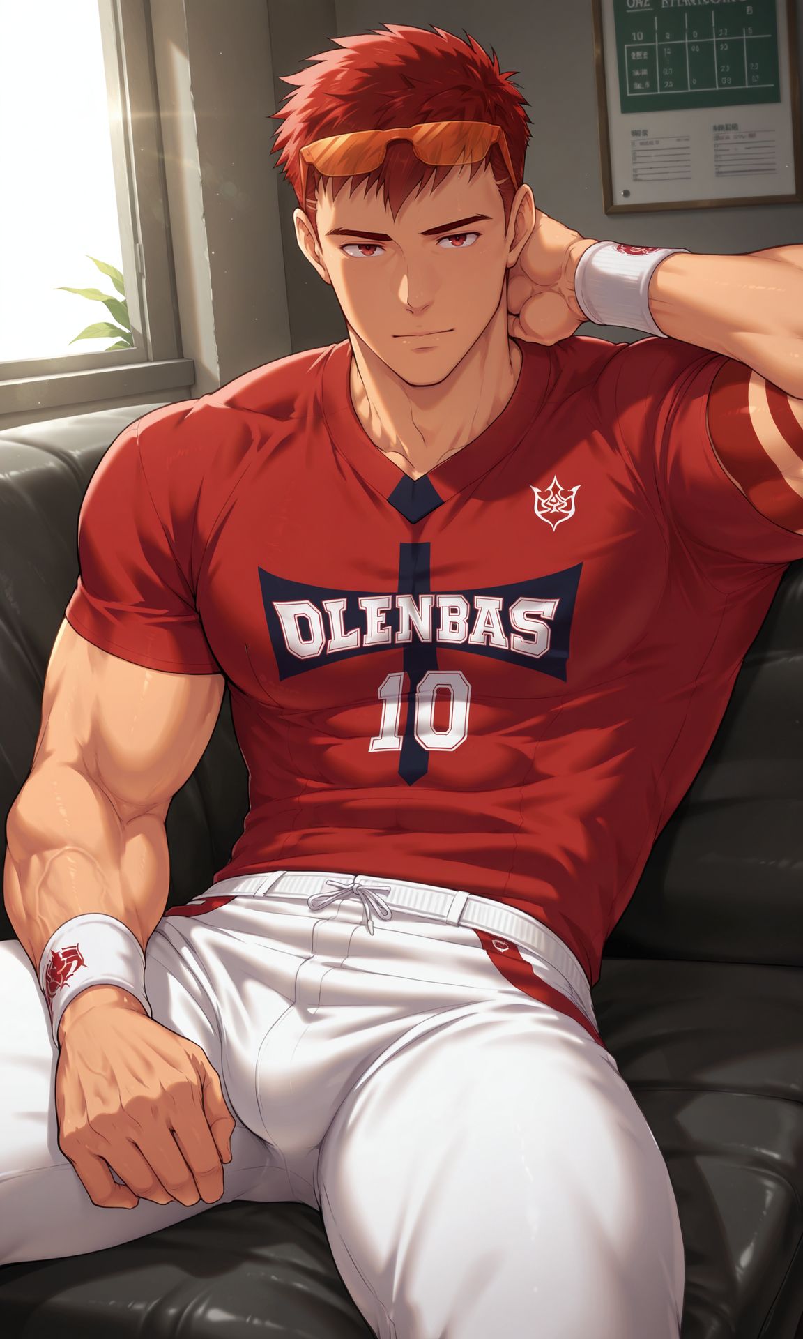 1boy,  Derek,  muscular on Tensor.Art