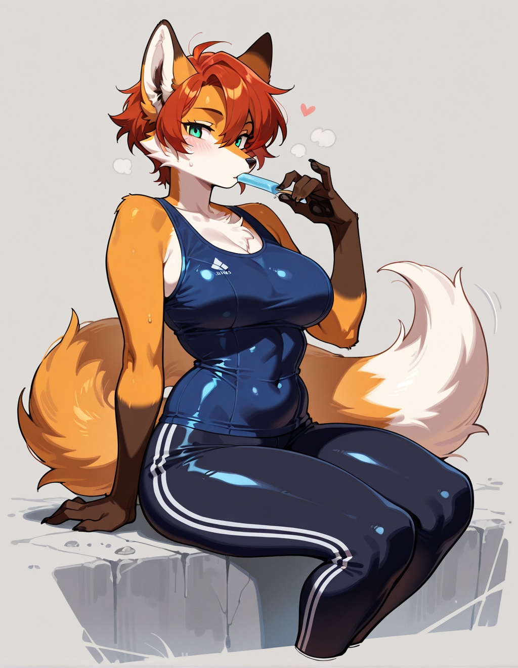 fox,  solo,  anthro on Tensor.Art