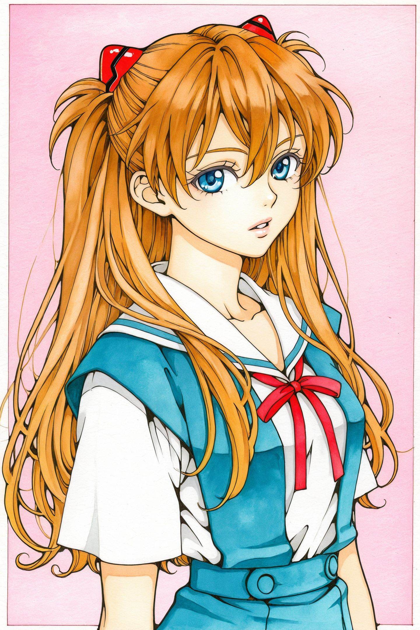 sacokabutan Style,  1girl,  souryuu asuka langley on Tensor.Art