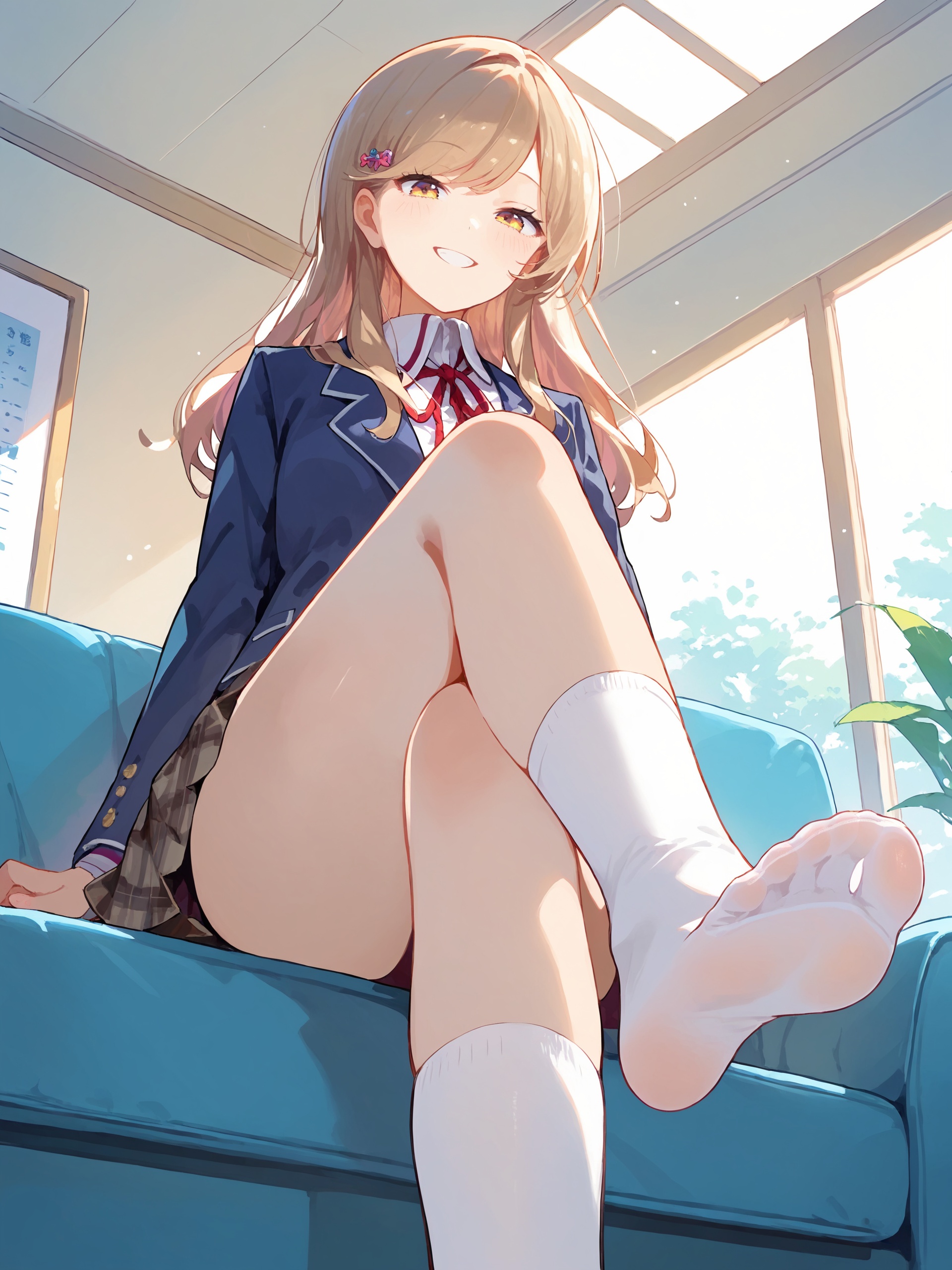 1girl,  sena ajisai,  hairclip on Tensor.Art