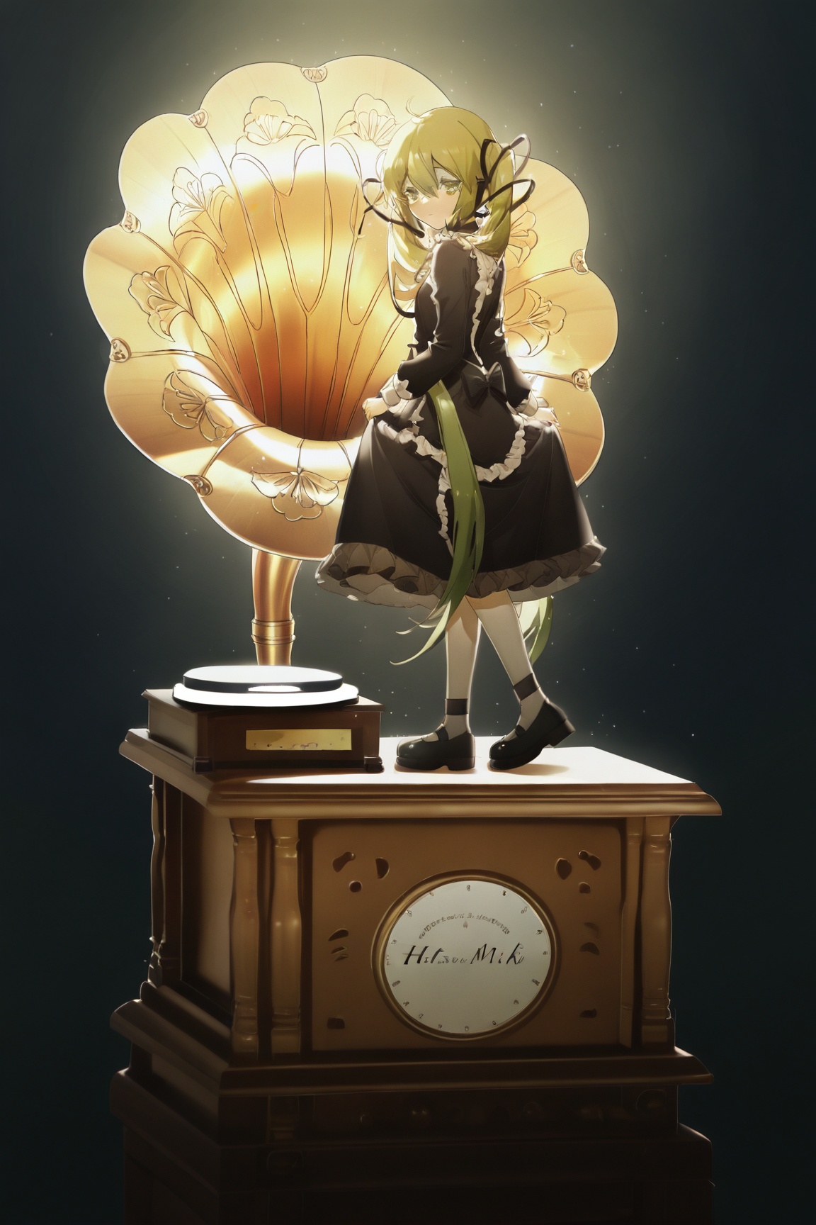 konya karasue,  phonograph,  1girl on Tensor.Art