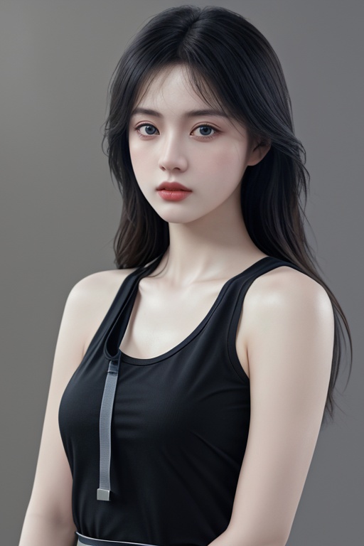 <lora:氧气少女:0.6>,1gir,(gray background),(8k, RAW photo, best quality, masterpiece:1.2),(realistic, photo-realistic:1.2),(raw photo) (extremely detailed CG unity 8k wallpaper)