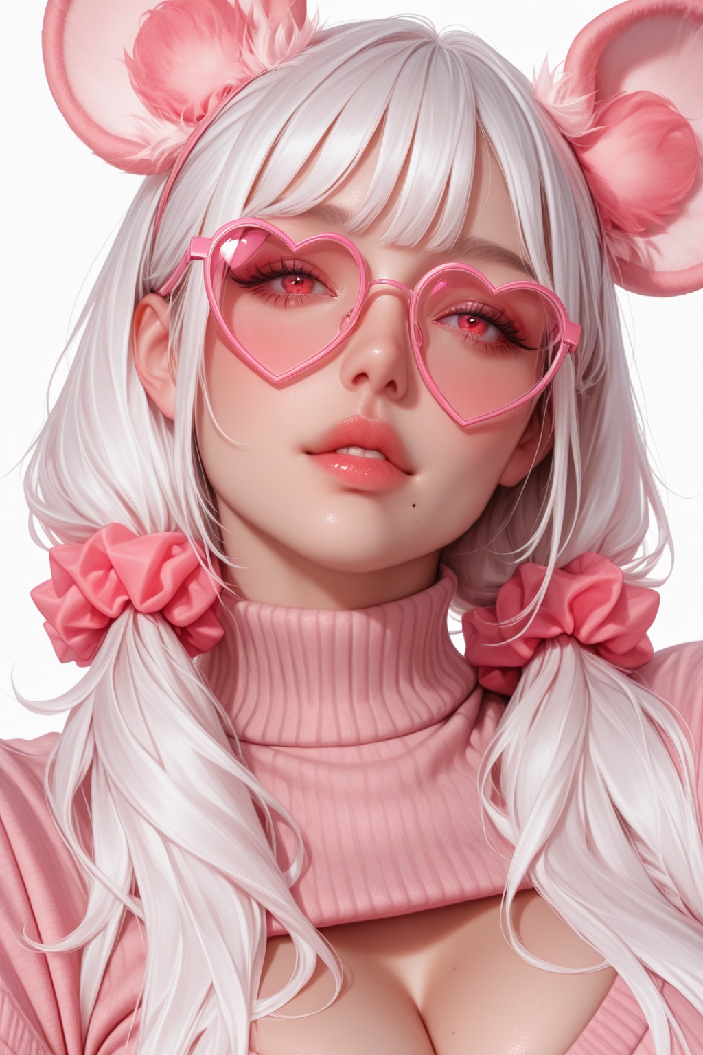 1girl,  breasts,  cleavage on Tensor.Art