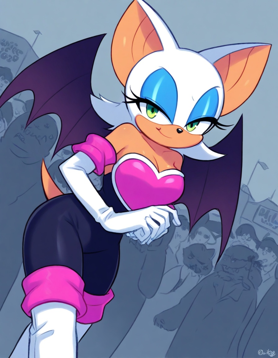 rouge,  animal ears,  bat ears on Tensor.Art