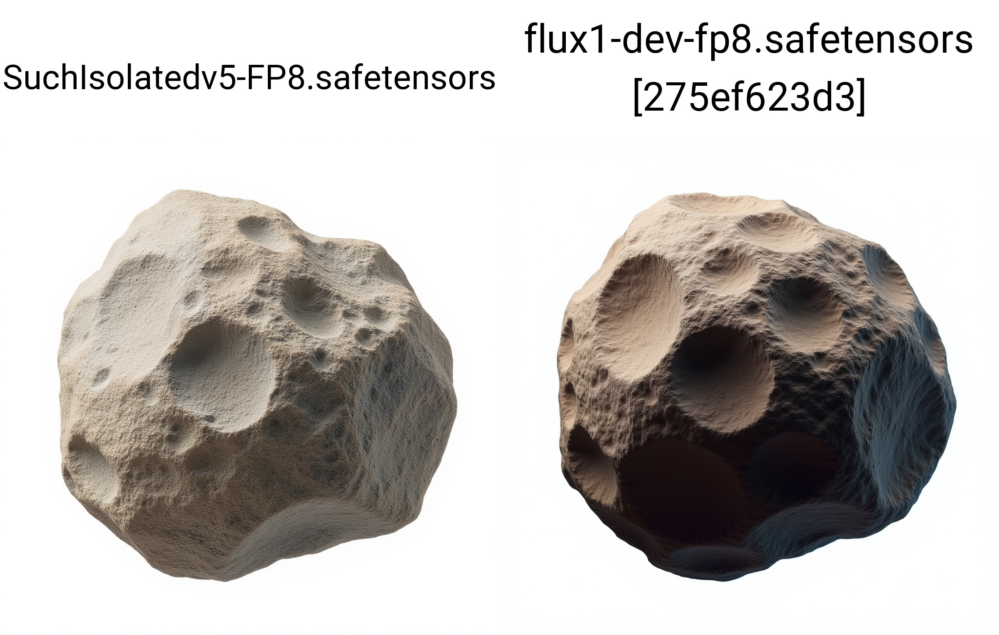 photo of asteroid,  isolated object,  white background on Tensor.Art