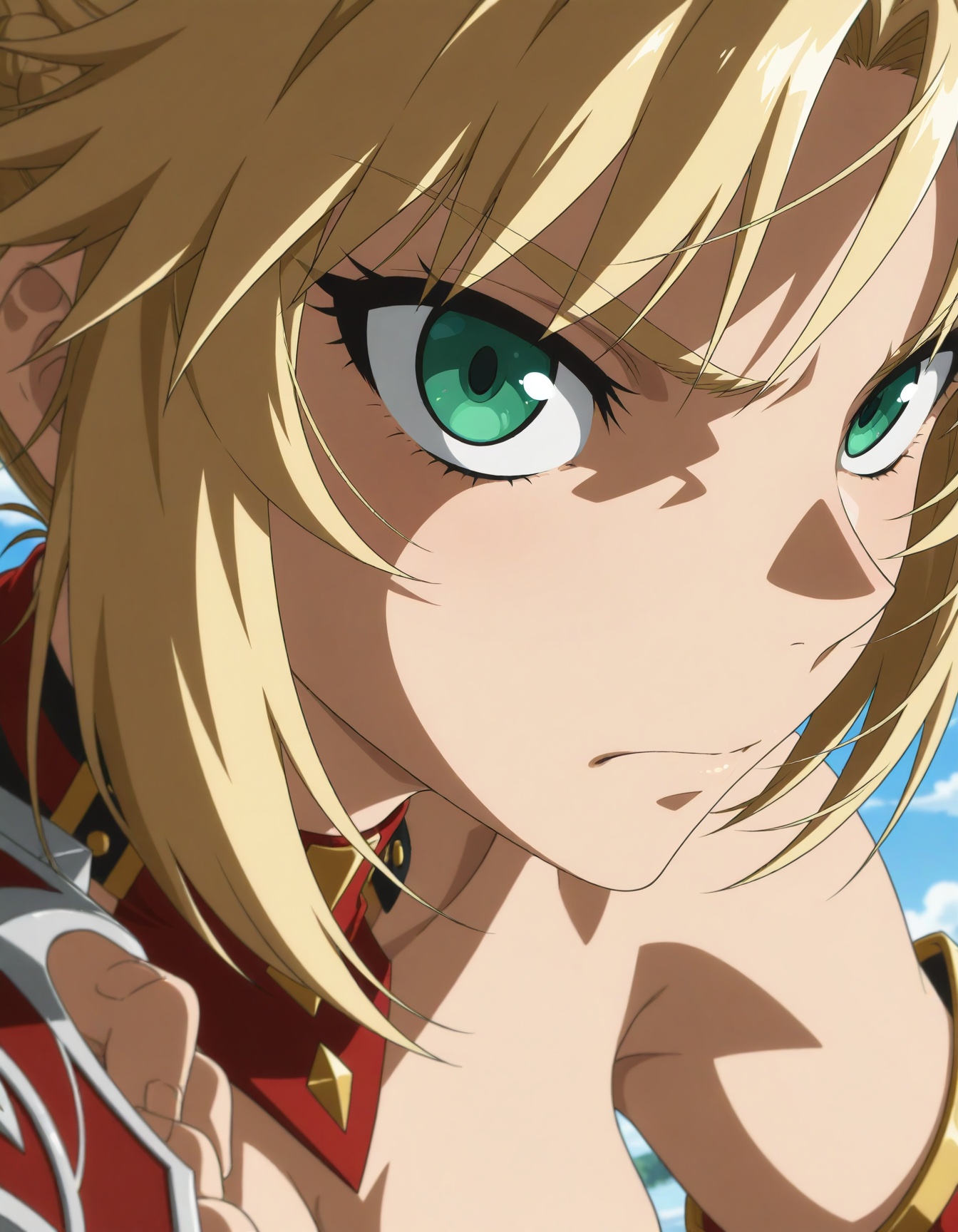 mordred \(fate/apocrypha\),  holding weapon, on Tensor.Art