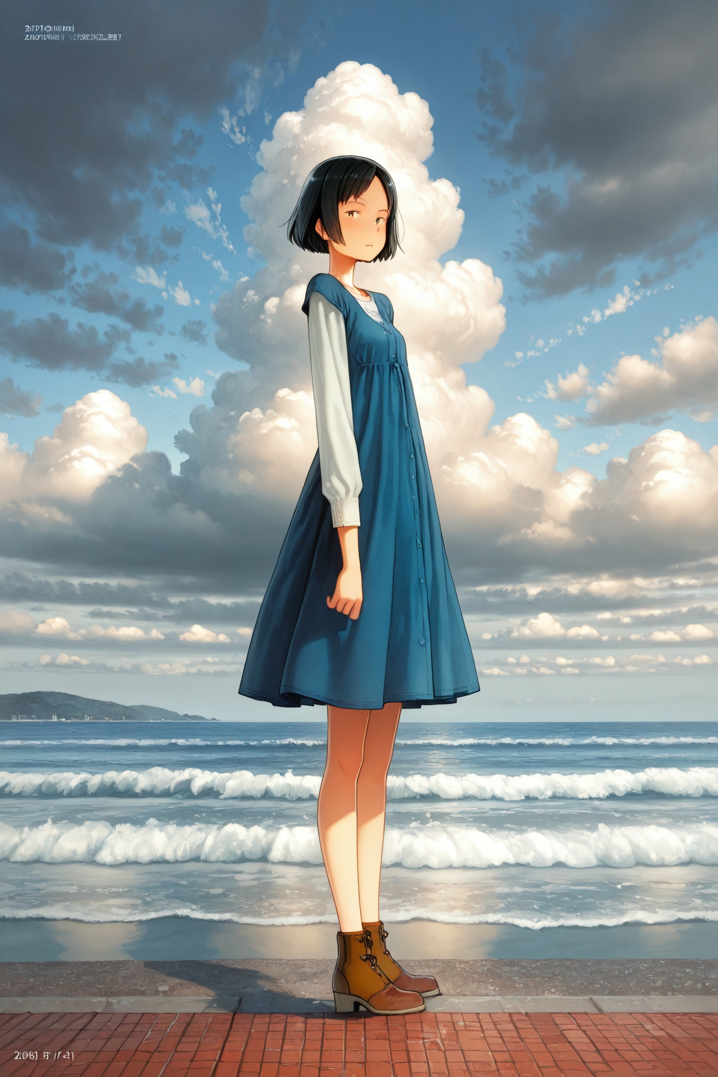 1girl,  solo,  short hair on Tensor.Art