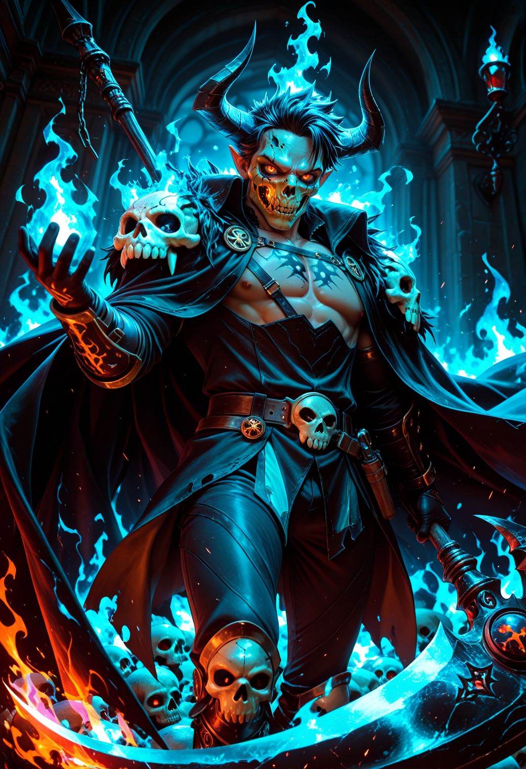SmoothNoob_Quality,  1boy,  demon boy on Tensor.Art