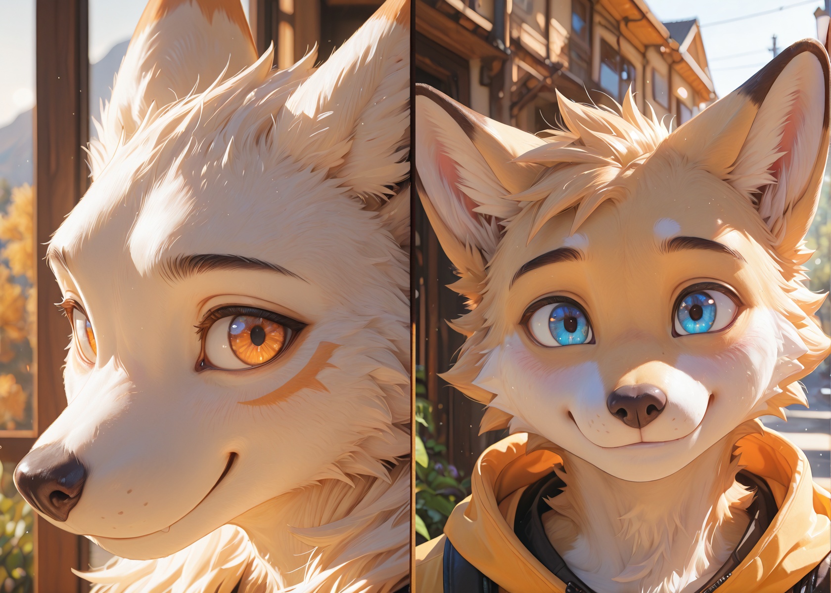 1boy,  furry,  face focus on Tensor.Art