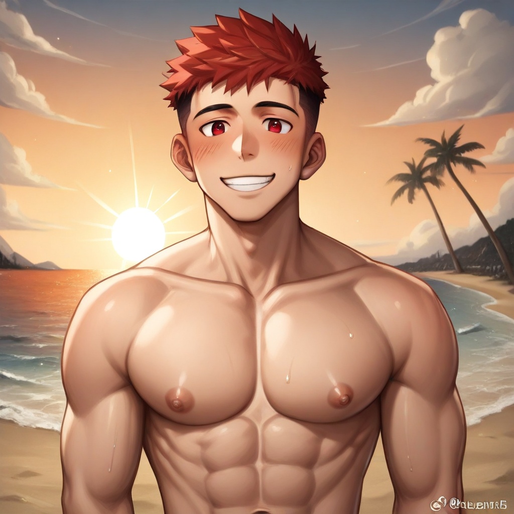 leoxander,  1boy,  abs on Tensor.Art